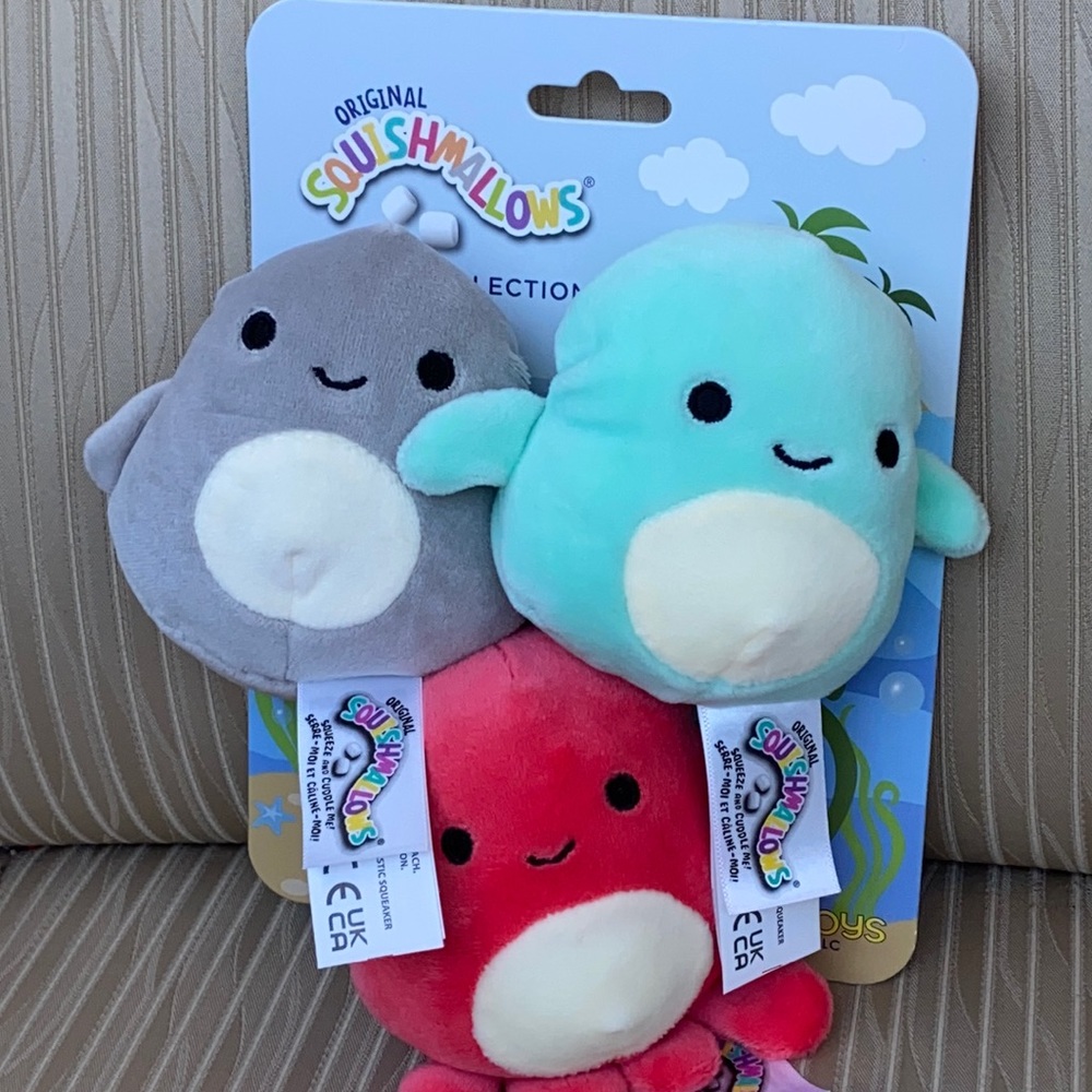 Squishmallow dog toys